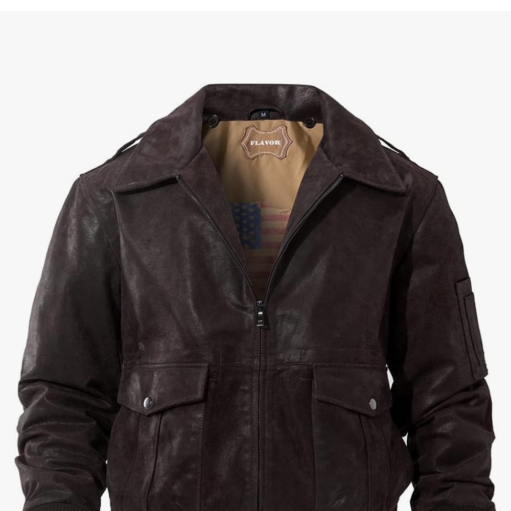 Men's Dark Brown Leather Jacket